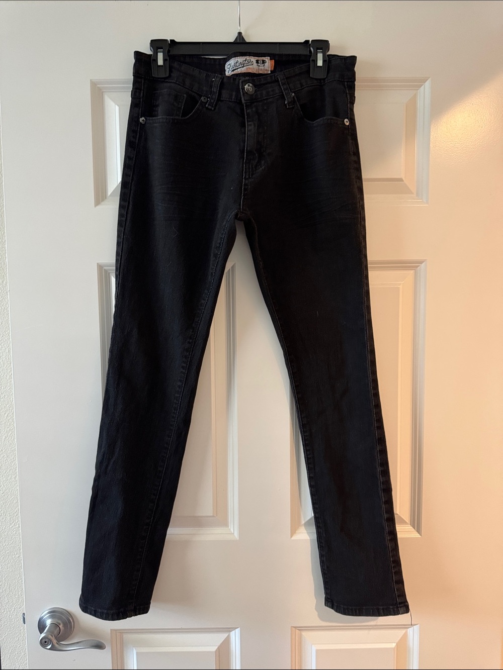 Slim Straight Black Men's Jeans